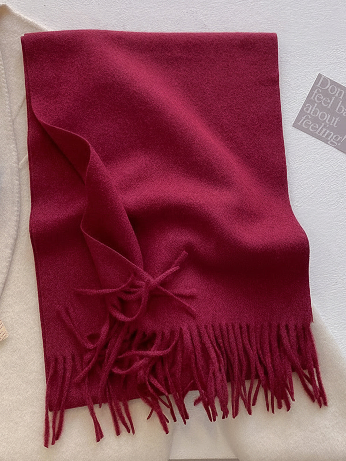 Vintage Stylish Cotton Blend Knit Warm Scarf